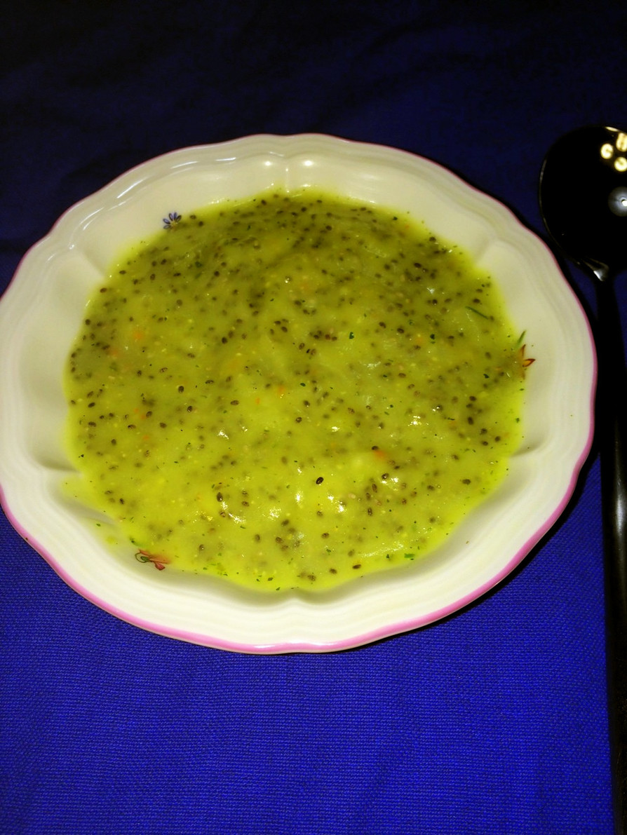 チアシード＆ココナッツオイルのヘルシー粥の画像