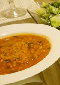 ダル（赤レンズ豆）の栄養満点カレー