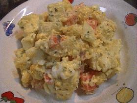 ホッカイコガネでポテトサラダ