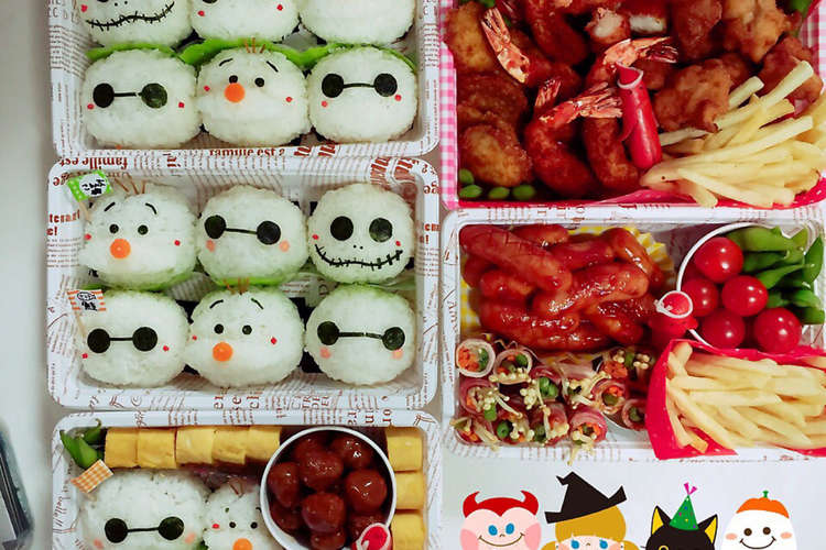ツムツム 白組軍団 運動会お弁当 簡単 レシピ 作り方 By 向日葵 桜 クックパッド