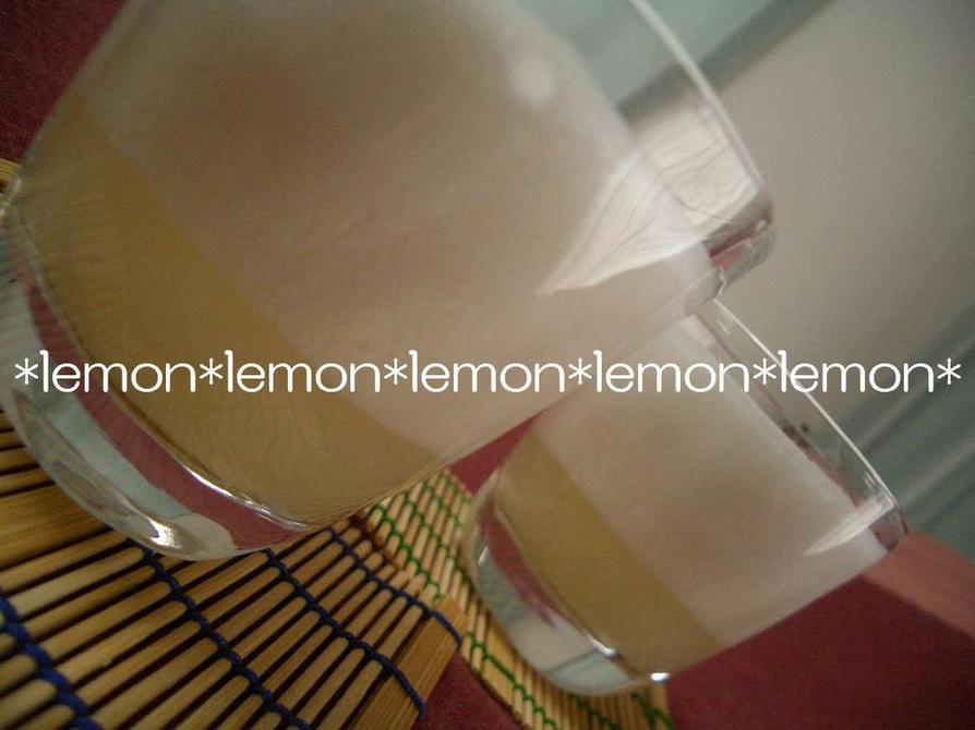 レモンの３層ムースゼリーの画像