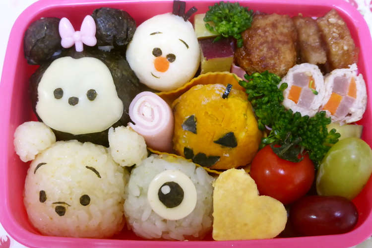 かわいく簡単 キャラ弁ツムツム レシピ 作り方 By やまのあやち クックパッド 簡単おいしいみんなのレシピが354万品