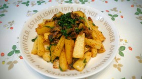 ~大葉香る~山芋と豚肉のポン酢炒め