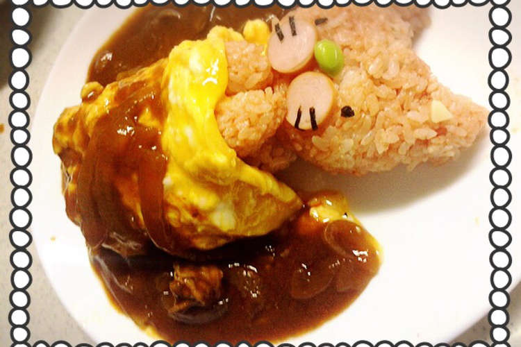 きよらの卵cm風猫ちゃんオムライス レシピ 作り方 By みうまま クックパッド 簡単おいしいみんなのレシピが350万品