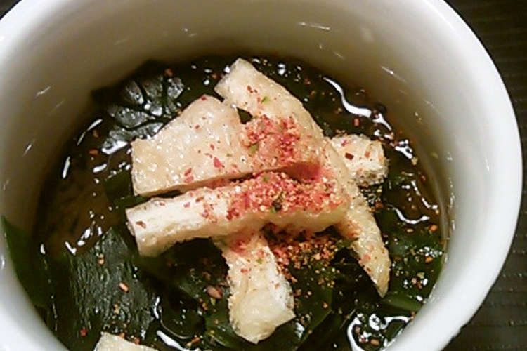 わかめともずく酢 レシピ 作り方 By 赤紫芋介 クックパッド 簡単おいしいみんなのレシピが349万品