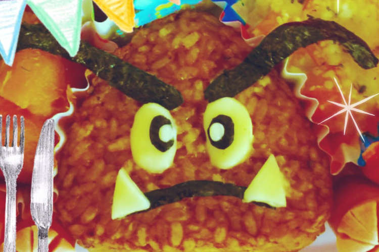 クリボー マリオキノコキャラ弁 レシピ 作り方 By ラディ クックパッド 簡単おいしいみんなのレシピが355万品