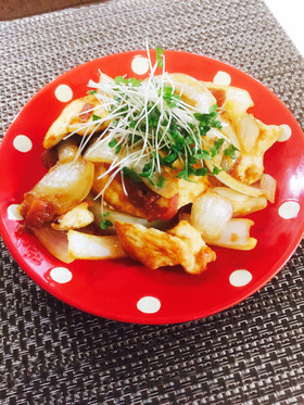 鶏胸肉のほんのり梅風味しょうが焼き