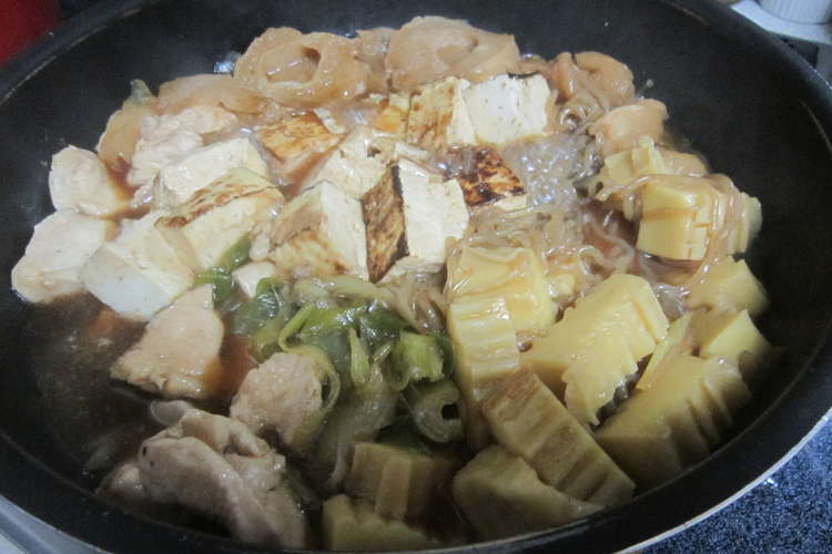名古屋の味ひきずり 鶏のすき焼き レシピ 作り方 By ぽんぽん堂 クックパッド 簡単おいしいみんなのレシピが355万品