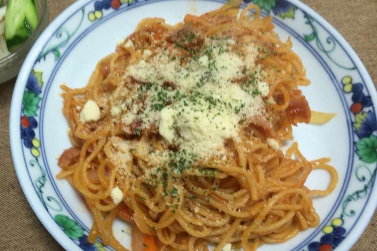 茹でない 簡単 時短ナポリタンスパゲティ レシピ 作り方 By Shiberryyy クックパッド 簡単おいしいみんなのレシピが372万品