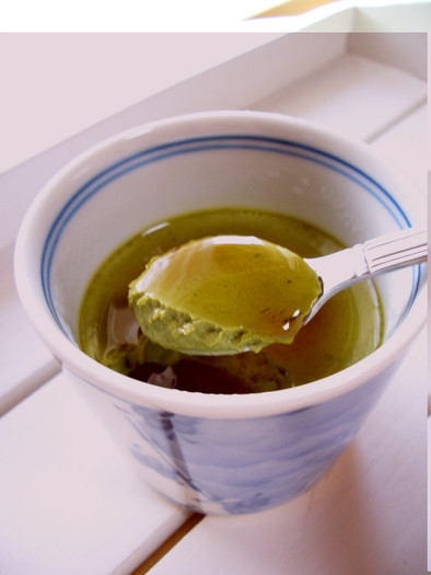 とろっとろ❤豆乳抹茶ぷりんの写真