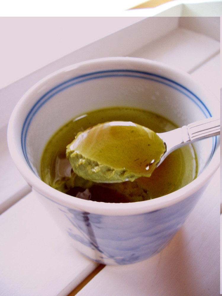 とろっとろ❤豆乳抹茶ぷりんの画像