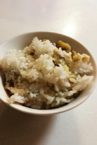 とっても簡単  普通のお米で栗ご飯