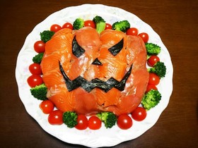 ハロウィンに!ジャック・オ・ランタン寿司