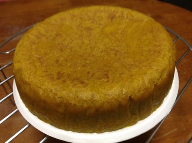 乳製品無◆ノンオイル炊飯器かぼちゃケーキの写真