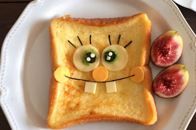 食パンで スポンジボブのフレンチトースト レシピ 作り方 By ひのちゃんママ クックパッド 簡単おいしいみんなのレシピが358万品