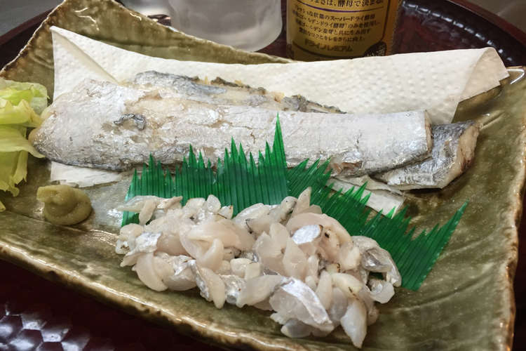 太刀魚のお刺身塩焼き一皿盛り レシピ 作り方 By なぁニャ クックパッド