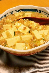 大豆のお肉de塩麻婆豆腐