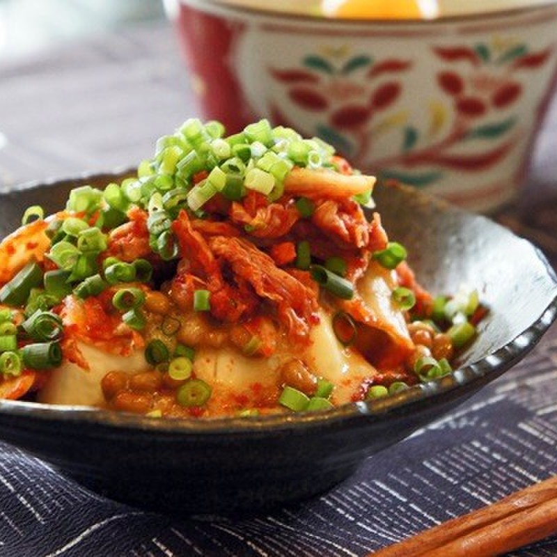 キムチ 豆腐 ダイエット 納豆