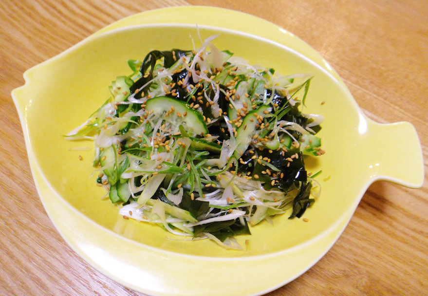 分葱と金ごまの韓国風サラダの画像