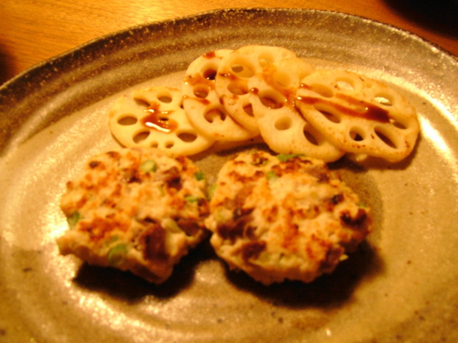 砂肝ハンバーグ　(カレー風味）の画像