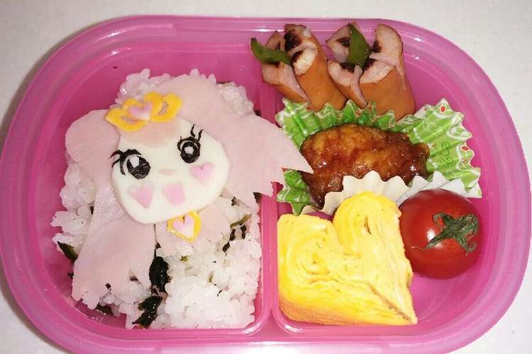 プリンセスプリキュアのパフ弁当 レシピ 作り方 By クックaq7tk8 クックパッド 簡単おいしいみんなのレシピが365万品