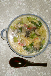 彩り中華スープ