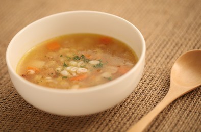 大麦スープの写真