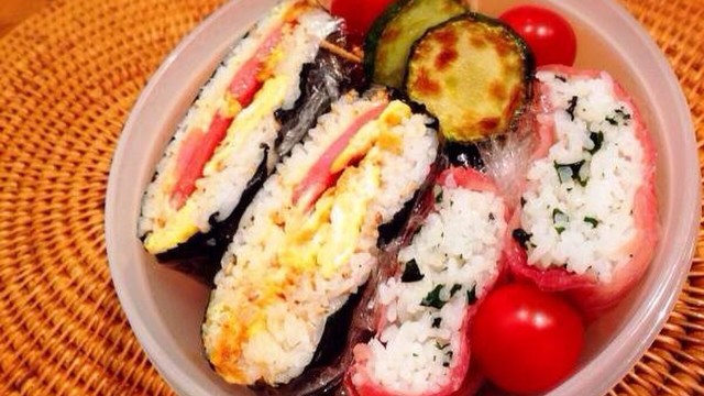 スパム な おにぎらず 弁当編 レシピ 作り方 By ぬくぱく クックパッド