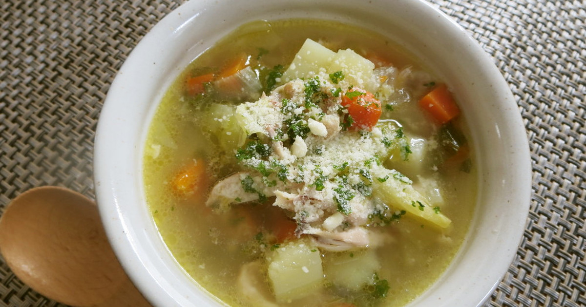 メキシカンチキンとライスのスープのレシピ