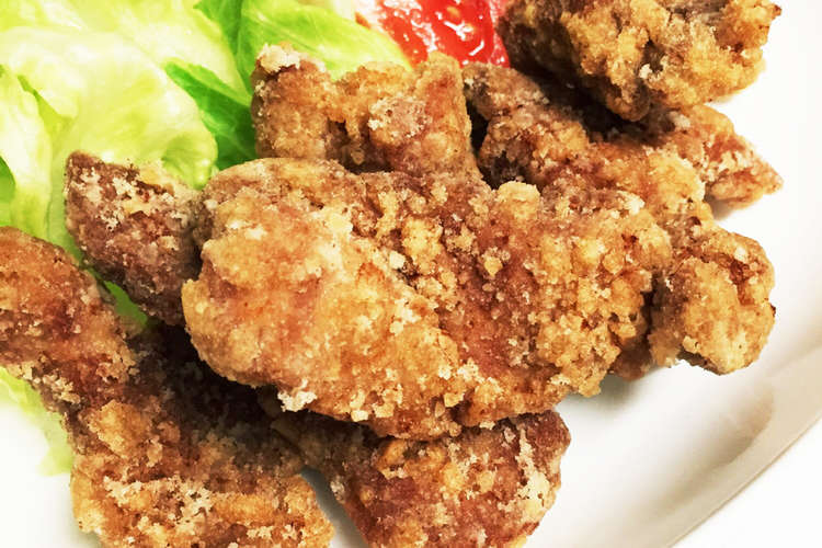 簡単 一口カツ用豚モモ肉で 竜田揚げ レシピ 作り方 By Non クックパッド 簡単おいしいみんなのレシピが352万品