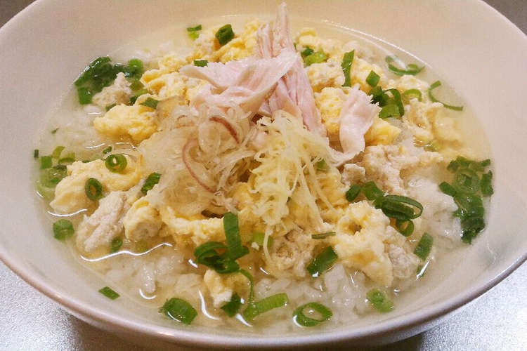 鶏ささみ中華スープご飯 ヘルシー 朝食に レシピ 作り方 By りっか クックパッド 簡単おいしいみんなのレシピが352万品