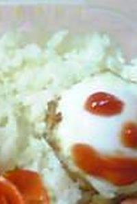 冷凍卵の目玉焼き