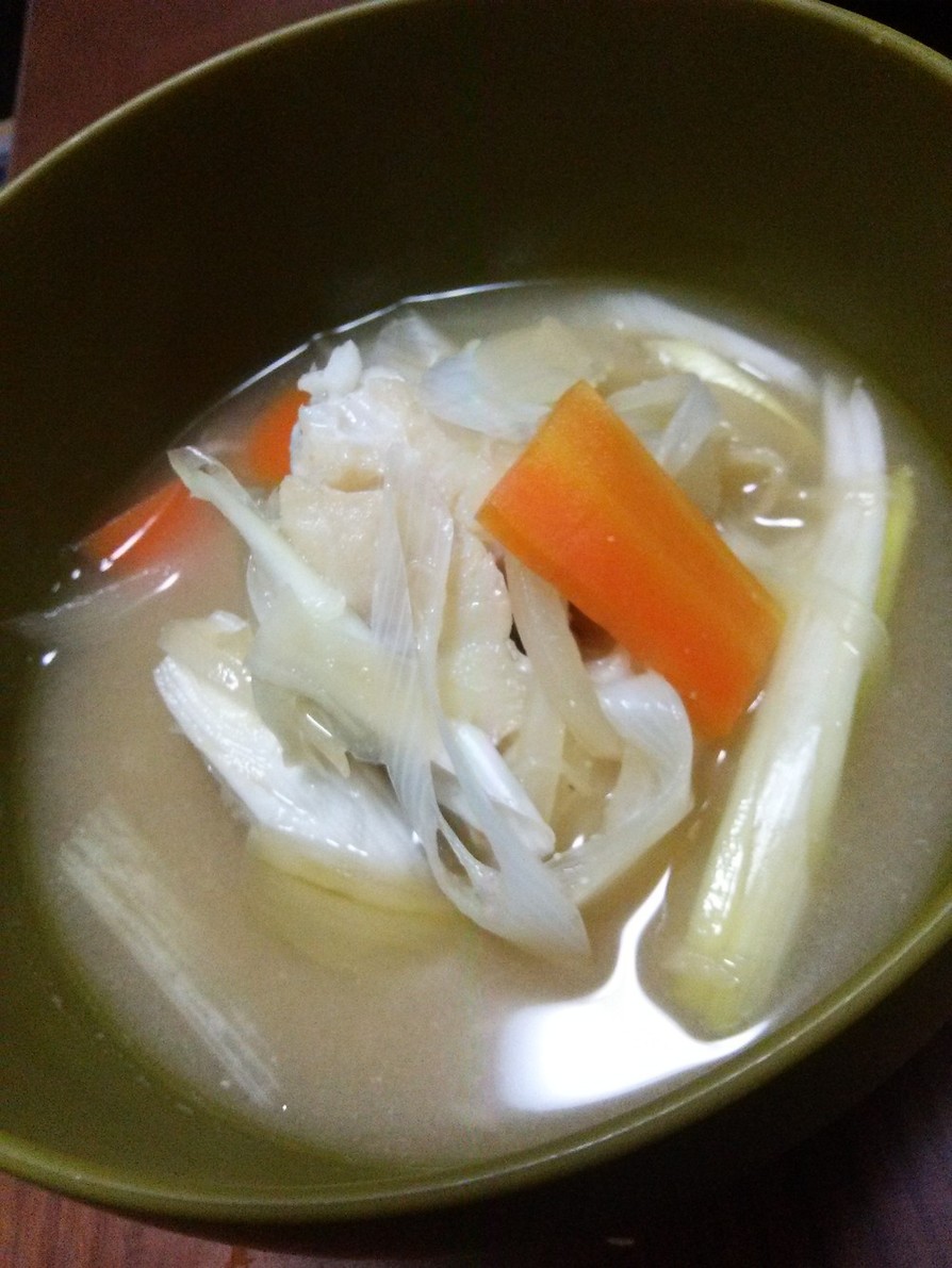 鱈のお味噌汁☆生姜でぽかぽか の画像