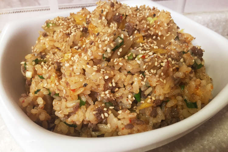 美味いキムチ炊き込みご飯 レシピ 作り方 By Jounday クックパッド 簡単おいしいみんなのレシピが353万品