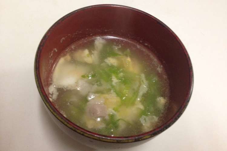 創味シャオタンdxでかき玉スープ豚バラ入 レシピ 作り方 By クック4vknin クックパッド
