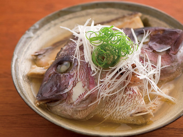 たいのあらの塩酒煮