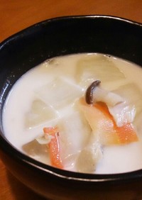 食べるスープ☆白菜のミルク煮