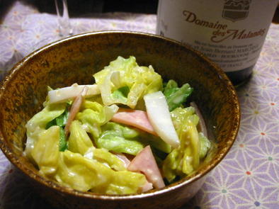 春キャベツの味噌マヨ和えの写真