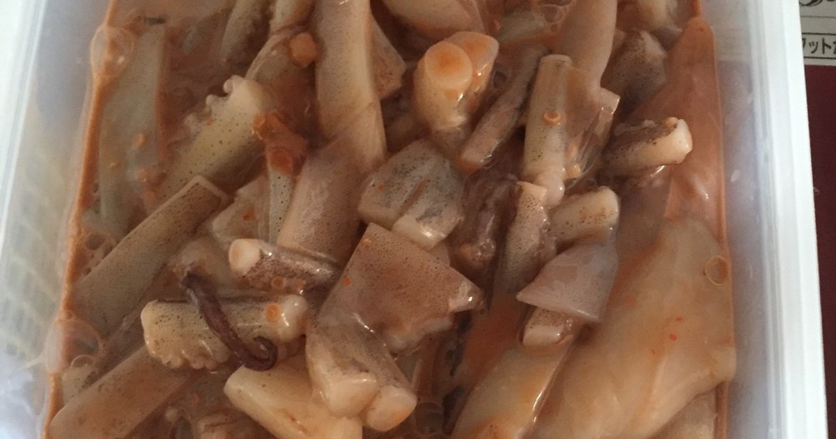 簡単 イカの塩辛 レシピ 作り方 By Yuina 彡 クックパッド 簡単おいしいみんなのレシピが359万品