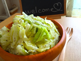 【簡単】病みつき♡焼肉屋さんの塩キャベツ