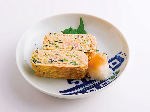 のりと明太子の卵焼き