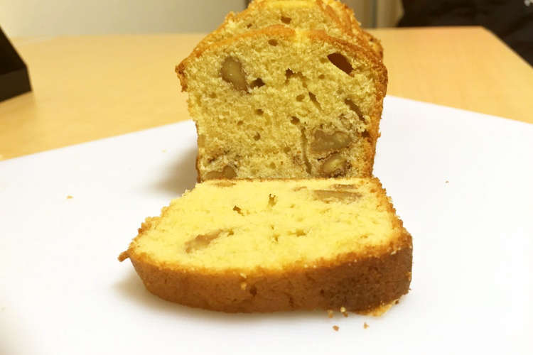 栄養満点 黒糖くるみパウンドケーキ レシピ 作り方 By Nz18eli クックパッド