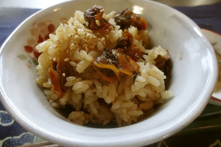 煮汁が決め手 ふっくら赤貝の炊き込みご飯 レシピ 作り方 By Toddchiku クックパッド 簡単おいしいみんなのレシピが361万品