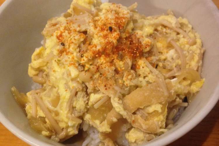 油揚げとえのき茸の丼ぶり レシピ 作り方 By My Miffy クックパッド 簡単おいしいみんなのレシピが357万品