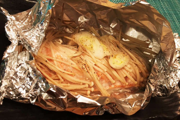 トースターで簡単 鮭のホイル焼き レシピ 作り方 By Hayatymama クックパッド 簡単おいしいみんなのレシピが355万品