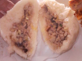 米粉でモッチモチ肉まん♬♫