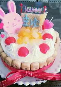 １歳ケーキ♥