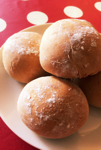 発酵なしで簡単美味♡1ボウルで出来るパン