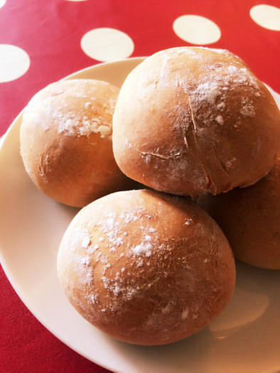 発酵なしで簡単美味♡1ボウルで出来るパンの写真
