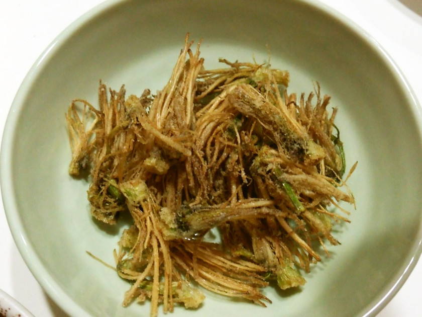 BEST3入り感謝♪せり根のサクサク揚げ